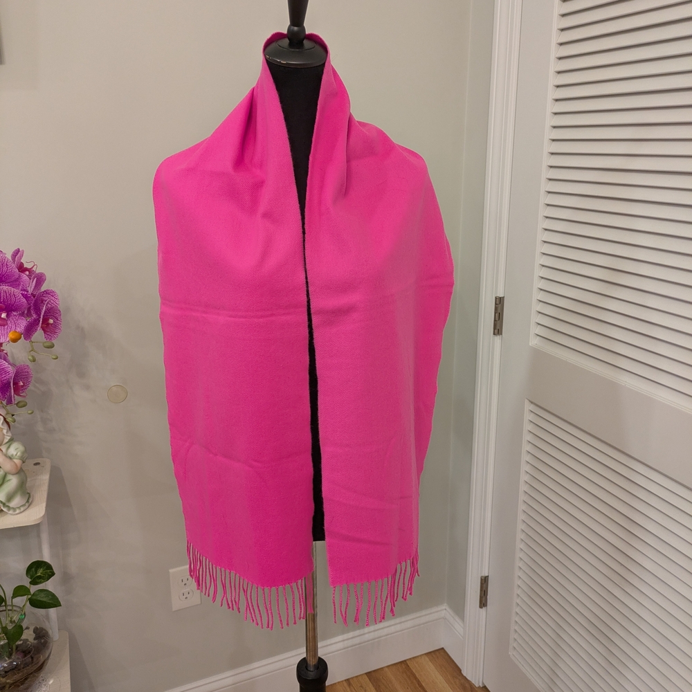 100% cashmere Pink Scarf